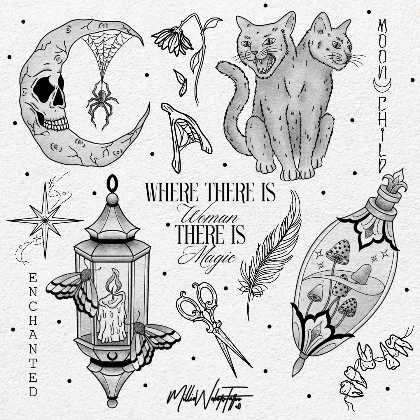 Some more spooky vibes🕸️

All available over on @getink.app ✨

#femaleartist #hampshiretattooartist #tattoo #tattooartist #tattooflash #spookyszn #halloween #halloweenflash