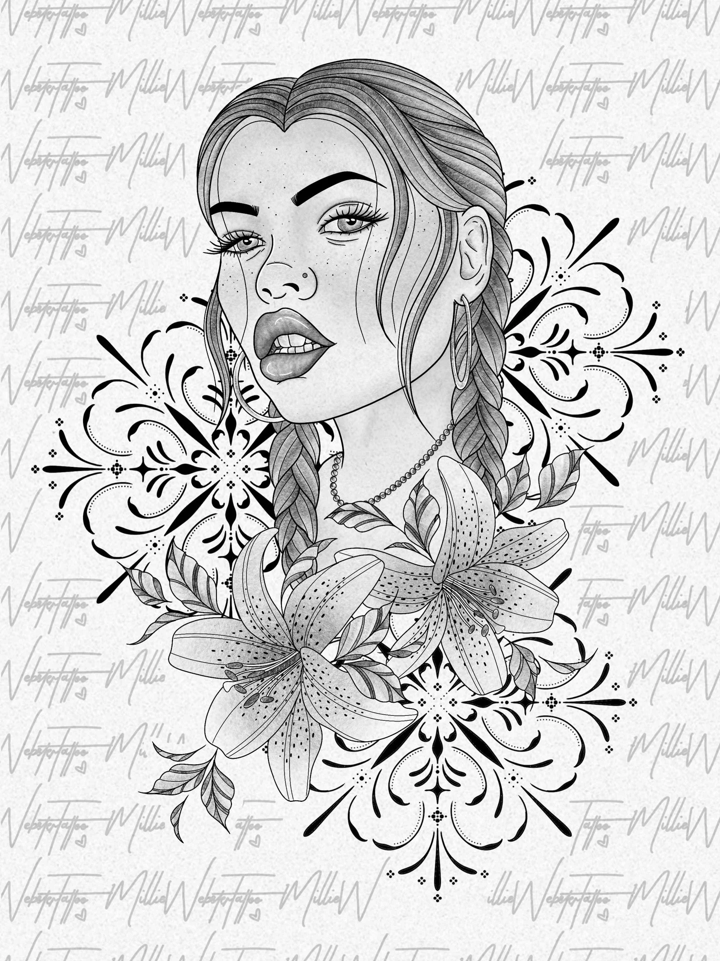 I have this beautiful girly available over on my @getink.app now!!! I&rsquo;ve named her Matilda💞

She&rsquo;s not a repeatable flash so this will be first come first serve x

#tattooartist #femaletattooartist #tattoostudio #magnumtattoosupplies #ta