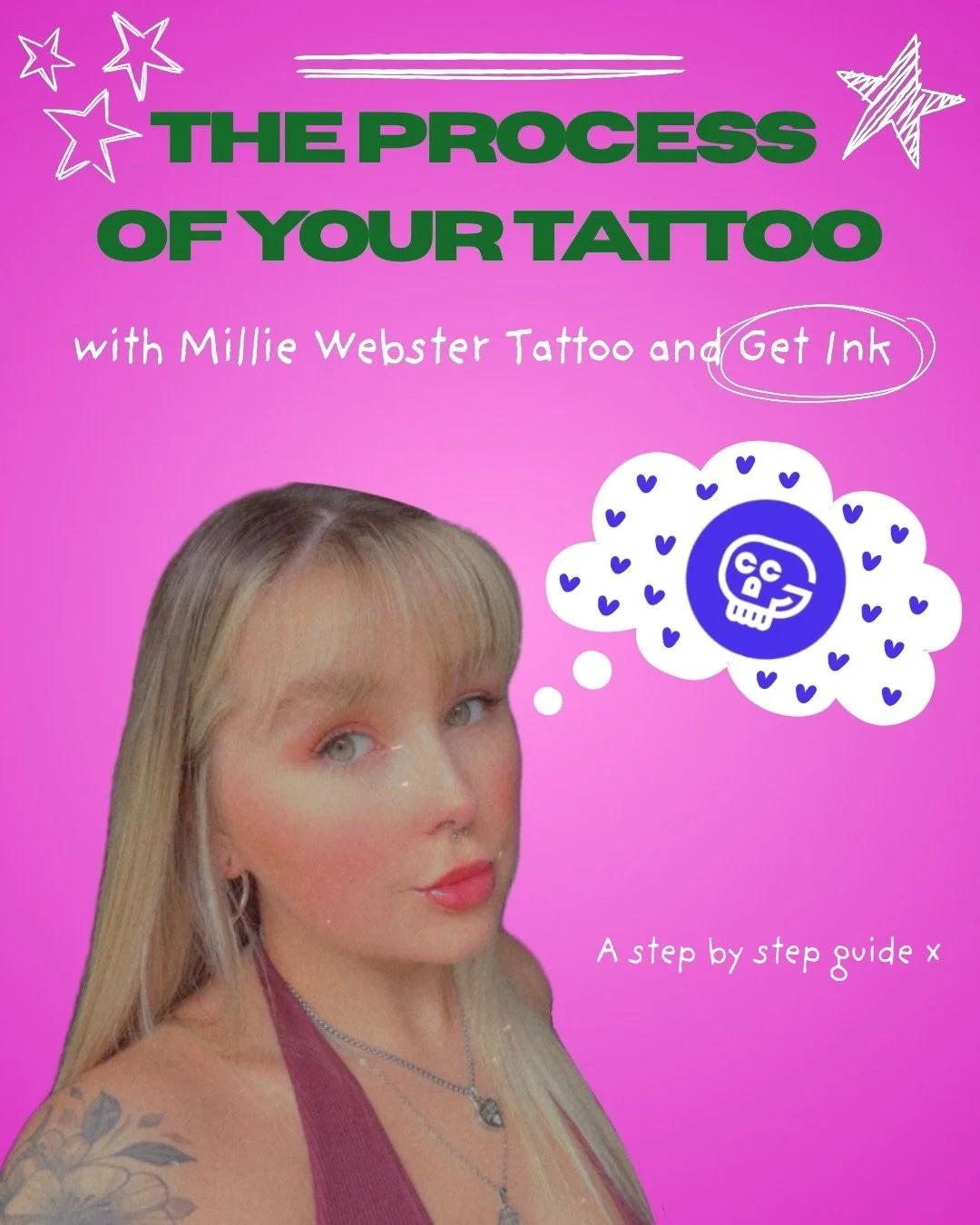 Ever wondered what goes on behind the scenes after you book your appointment? Here&rsquo;s a glimpse of of the process which is made 10x easier when booking with @getink.app 💜

#tattoo #hampshiretattooartist #getinkapp