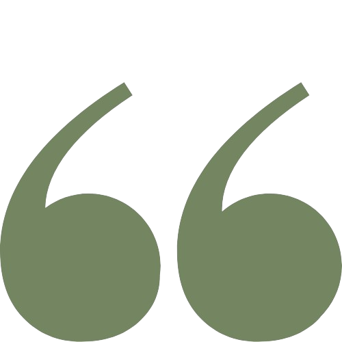 Green quotation mark