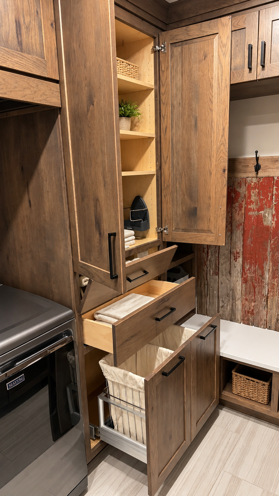 Warm Wood Cabinetry Laundry Storage.png
