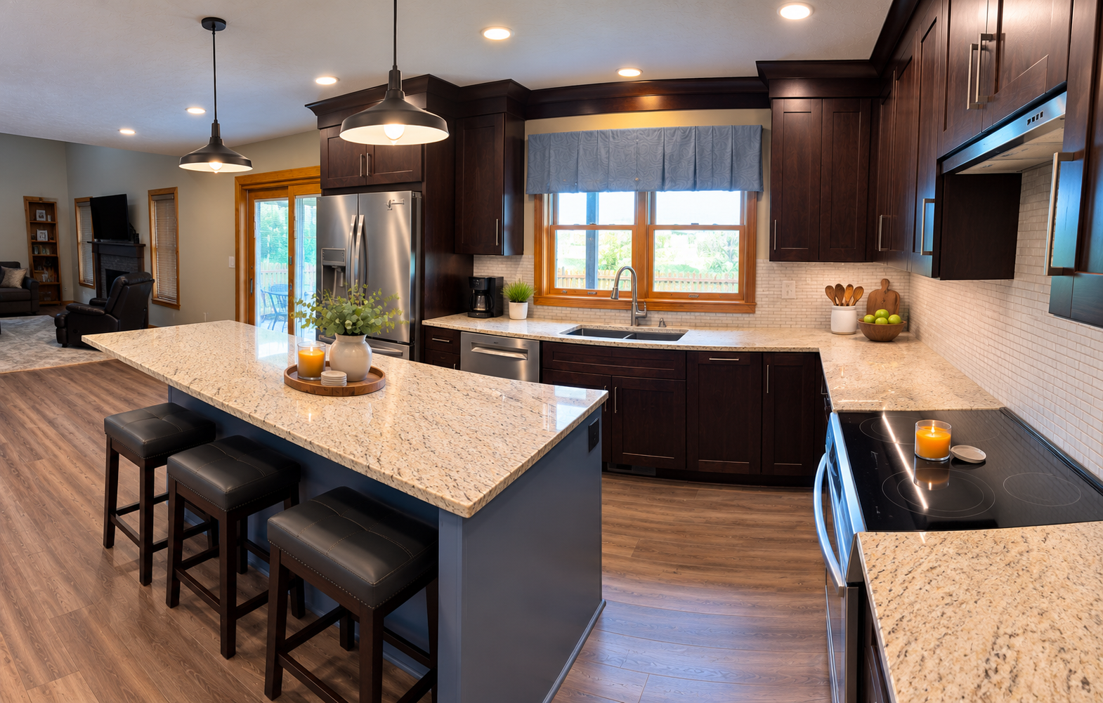 Warm Blue-Gray Kitchen Interior.png