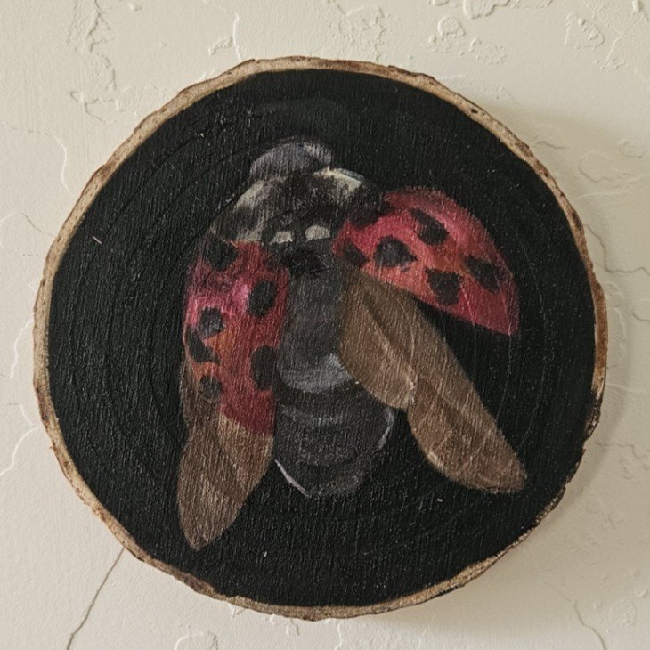 Ladybug Oak Roundel