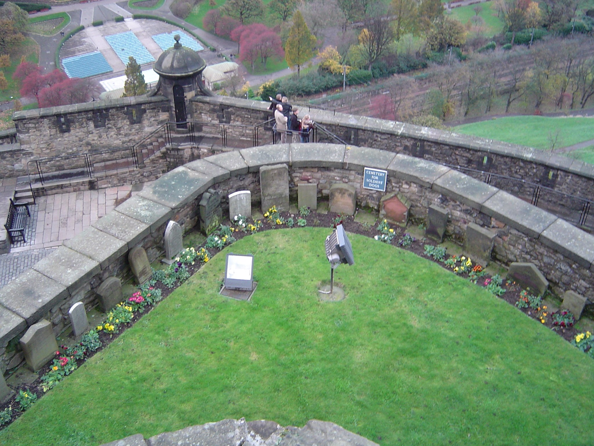 Dog Cemetery at Edinburgh Castle