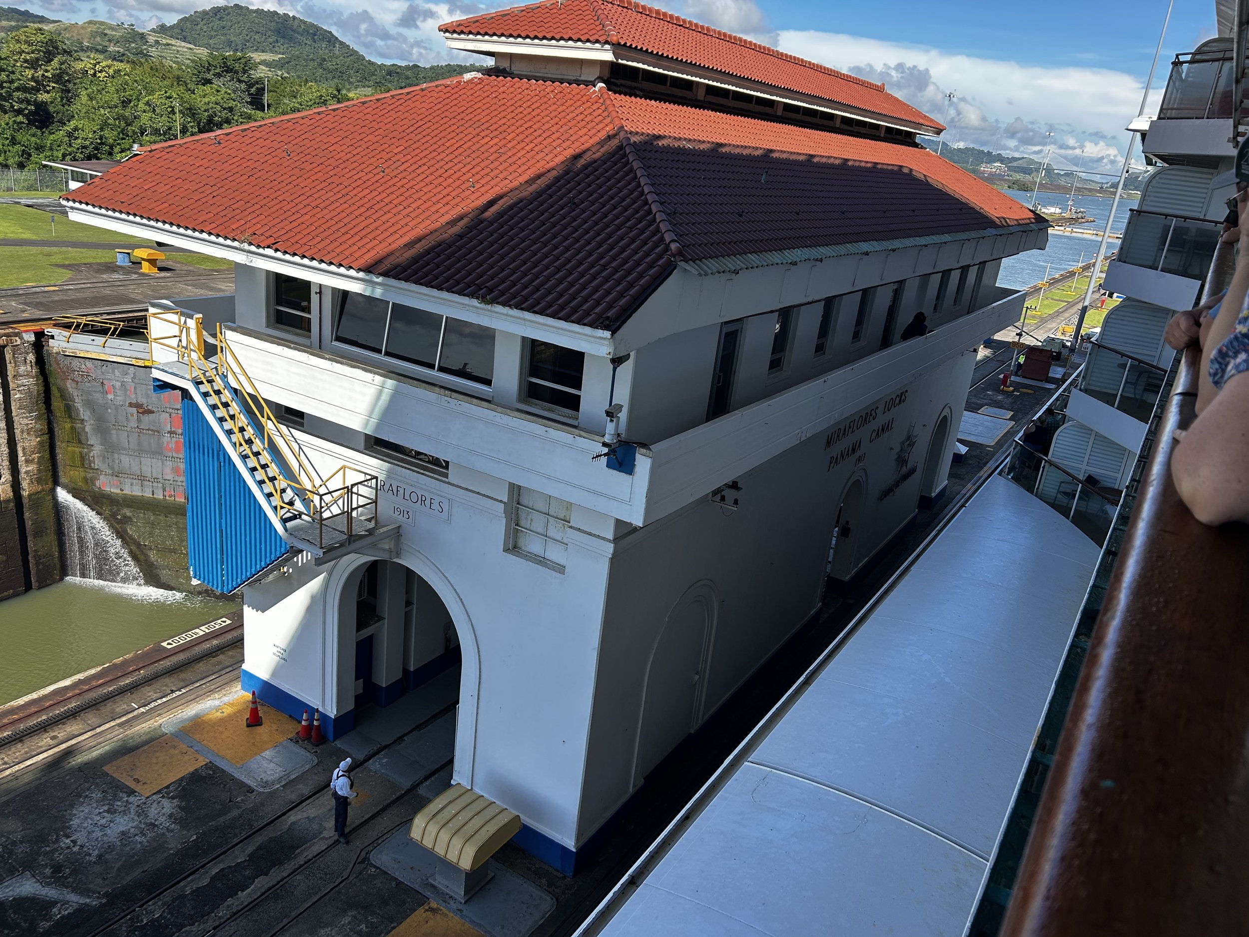 The lock house that monitors water flow