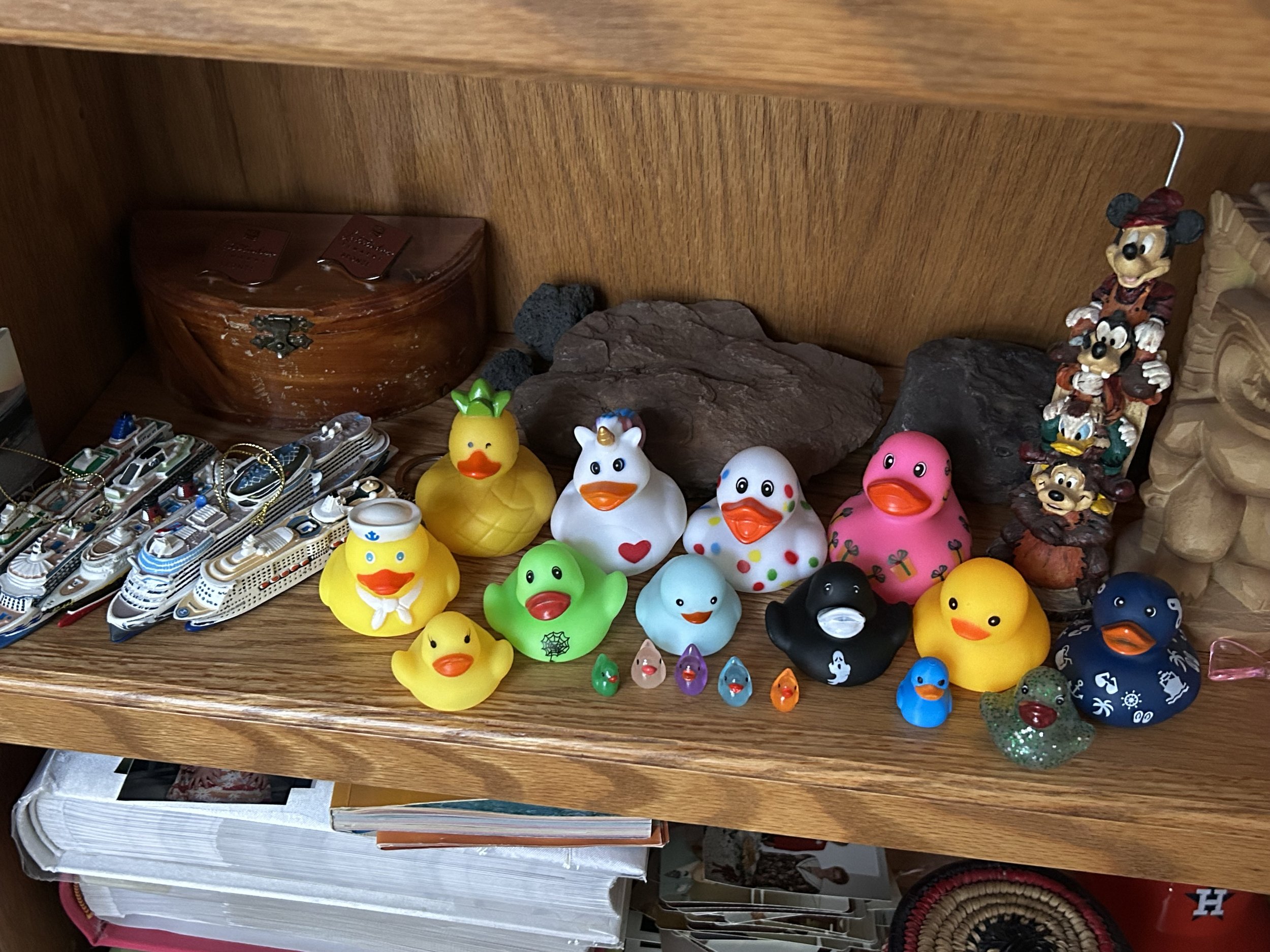 Ducks I found on board the Radiance of the Seas during our voyage!