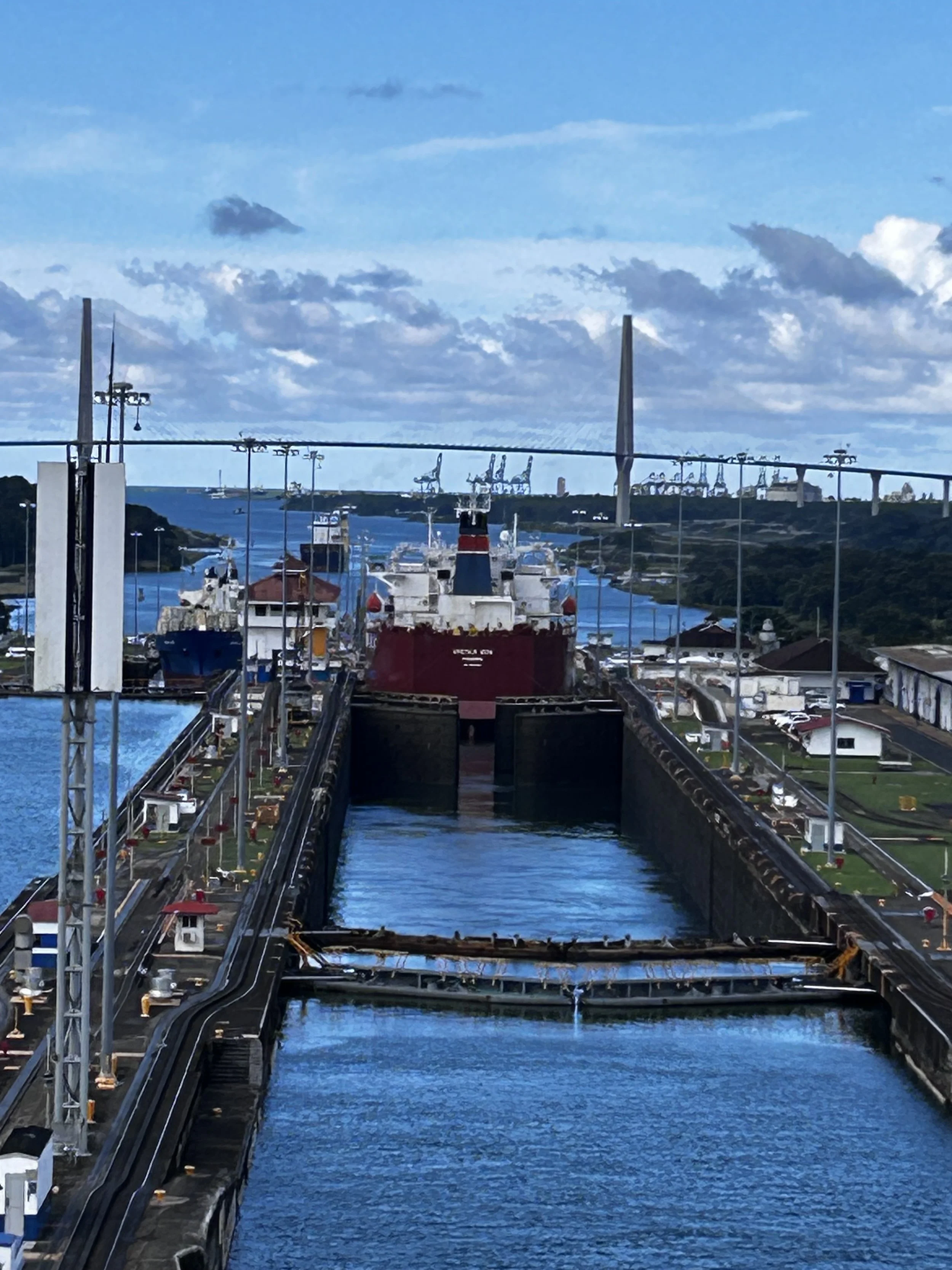 Panama Canal and Countries North
