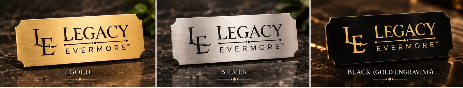 Additional Matching Plaques - Starting at $79