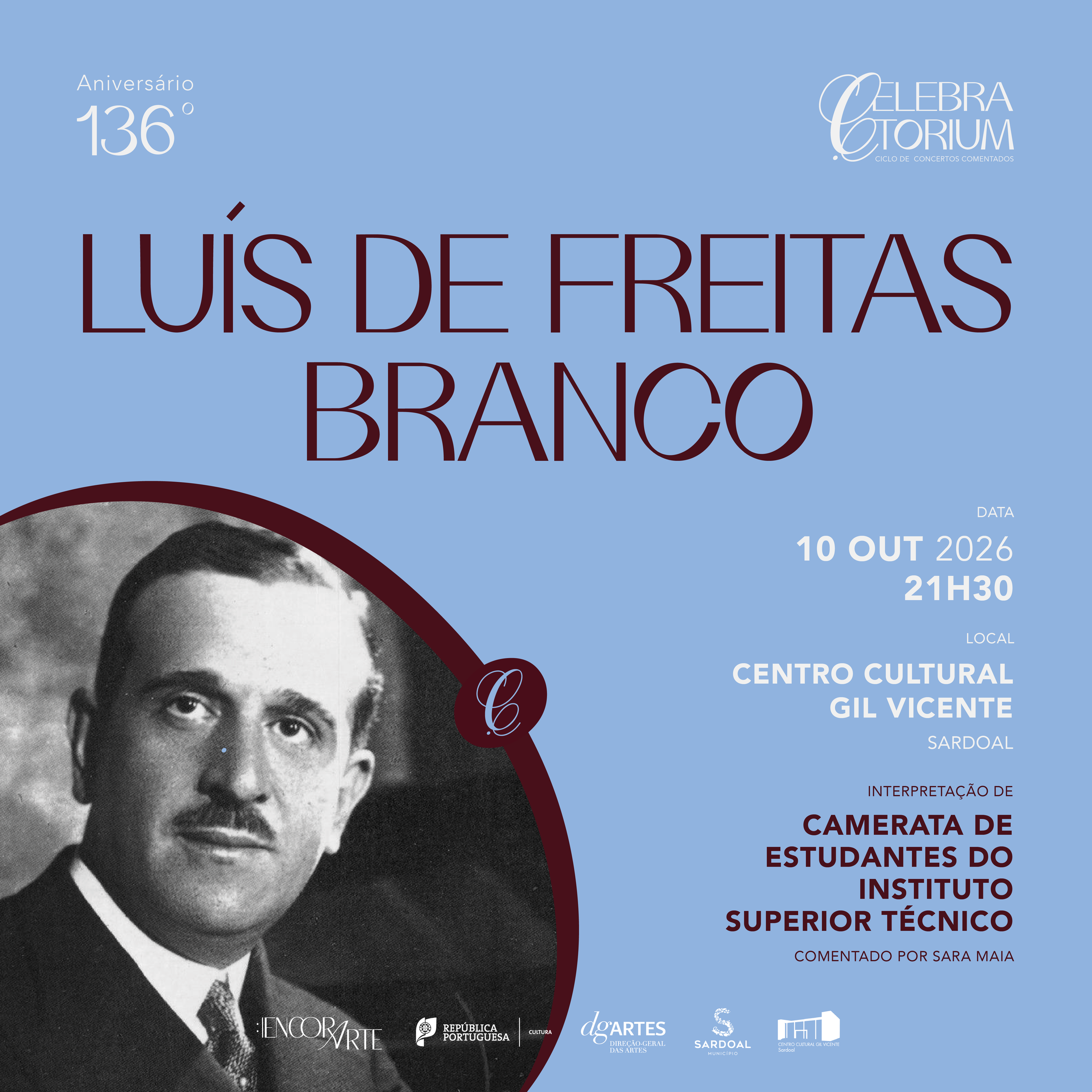 CELEBRATORIUM: 136.º Aniversário de Luís de Freitas Branco