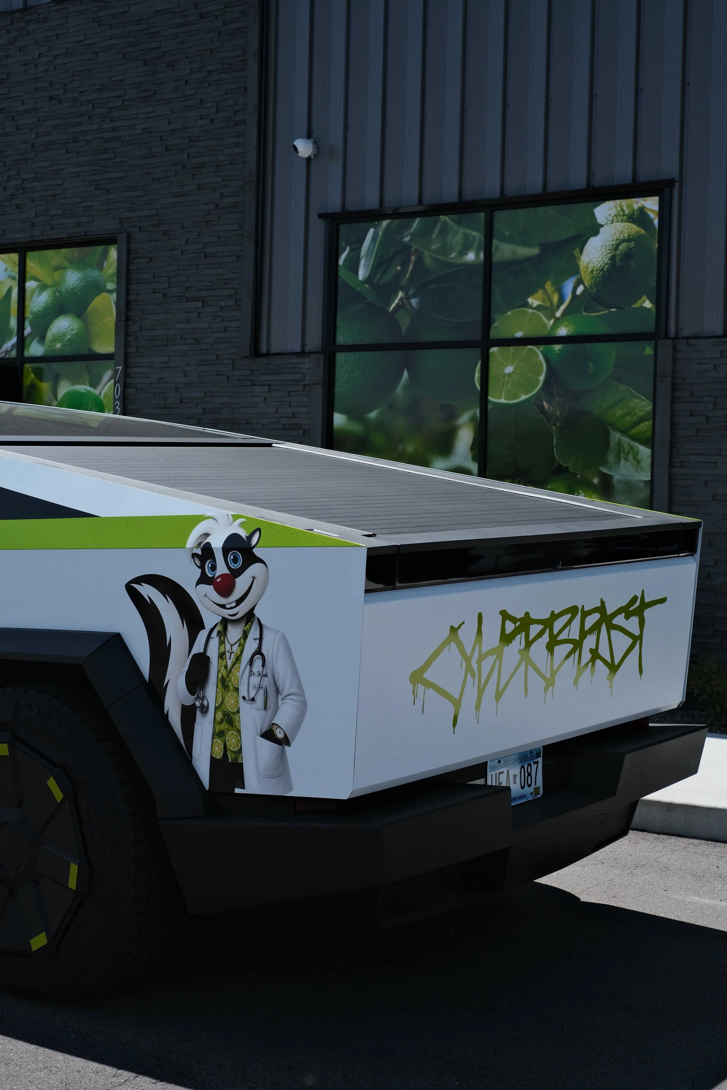 Commercial Vehicle Graphics on Cybertruck