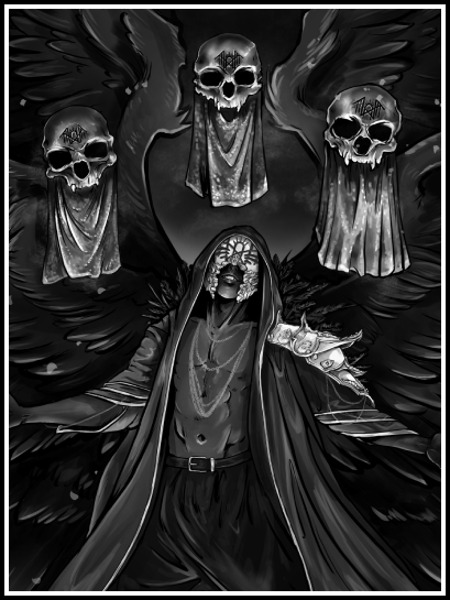 Sleep Token (Black & White) · Print