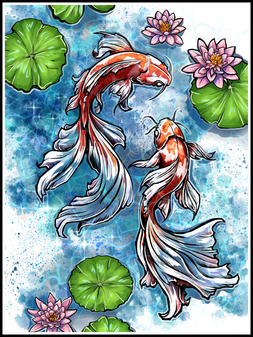 Koi Pond · Print