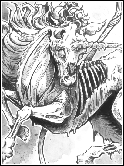 Unicorn Zombie · Print