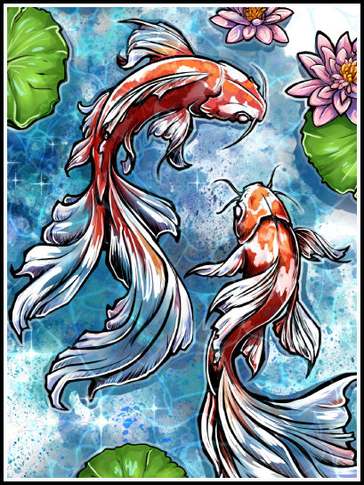 Koi Pond · Print