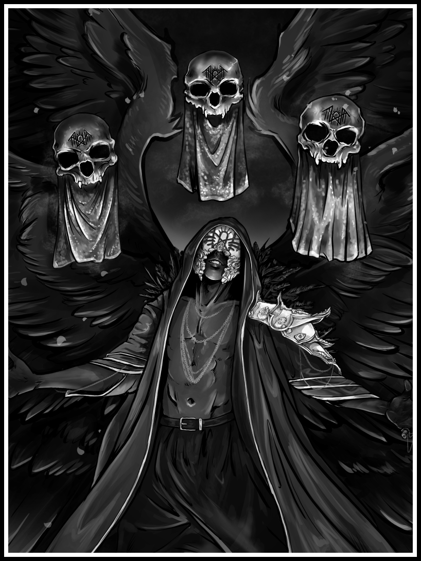 Sleep Token (Black & White) · Print