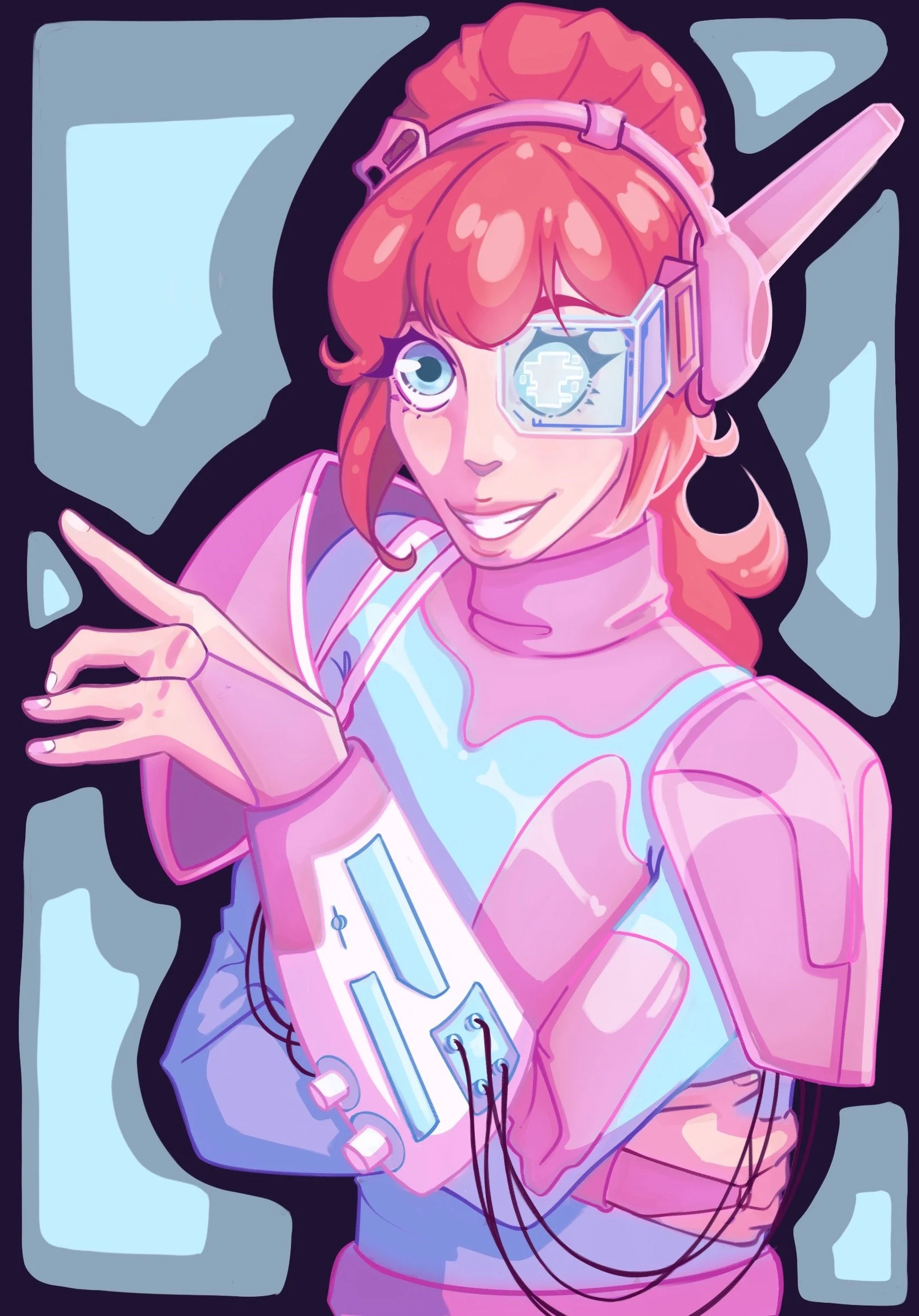 Pintrest model redraw - Procreate 