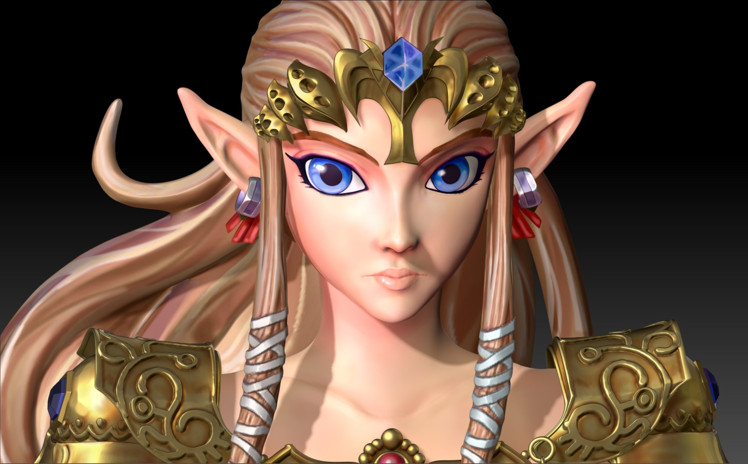 Zelda Twilight Princess Sculpt Details - Zbrush