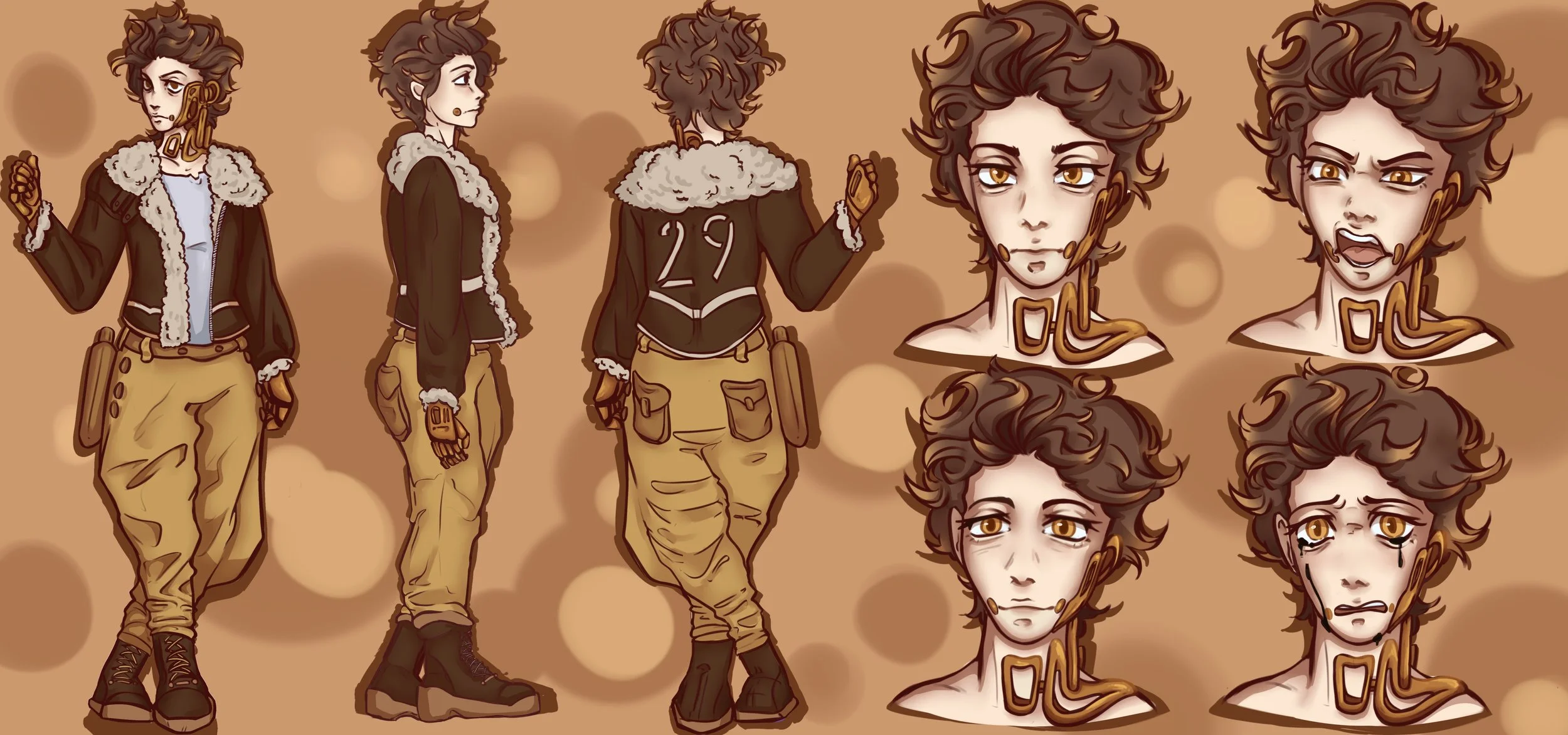 Full character sheet "Libra" - Procreate 