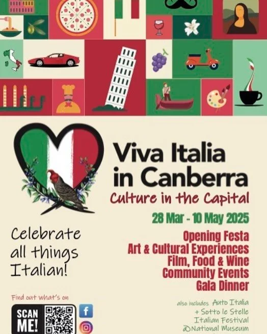 Expect exciting events all the way until May 10!
Check out vivaitaliaincanberra.com.au for details