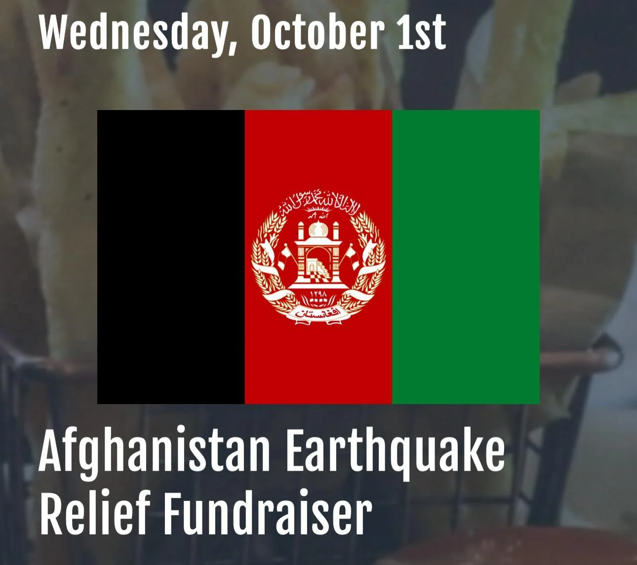 Wed, Oct 1 - When disaster strikes around the world, we often know people with deep connections to those places. The recent earthquake in eastern Afghanistan has left thousands of families facing unimaginable hardship. Homes have been destroyed, love