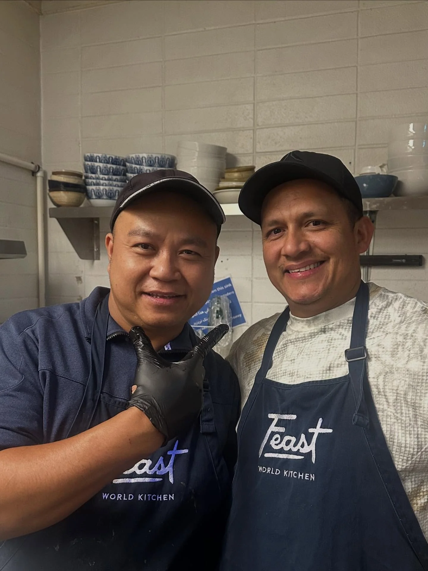 If you didn&rsquo;t know &mdash; that&rsquo;s what Feast is all about! 🍽️
We mentor new refugees and immigrants to help them thrive in the food business.

Today, Chef Diego from Colombia joined us for his training and built an incredible connection 