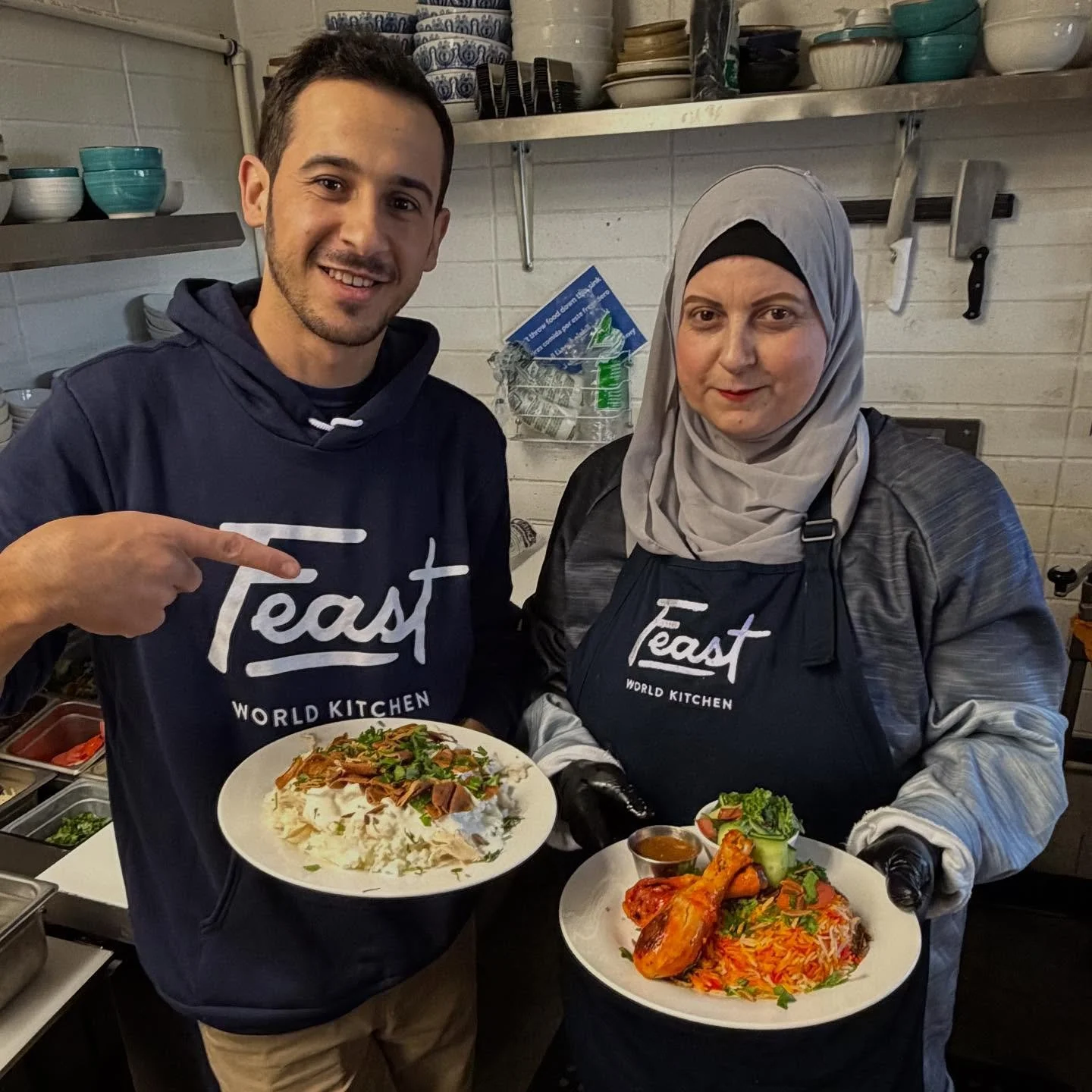 Rana and her son Abdelrahman are ready to serve you delicious Syrian cuisine, including their famous chicken shawarma! Plus, Abdelrahman is a talented baker and is now taking orders for a variety of cakes for your next event. Stop by for lunch from 1