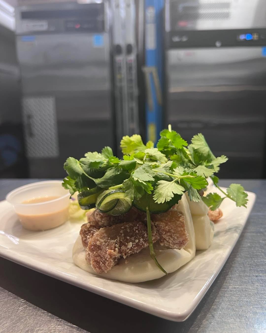 It&rsquo;s a gray Monday&hellip; so cheer up down at ZOLA starting at 4pm with Chef Michelle bringing the Hong Kong flavors and live music too. Bao buns are clinically proven to help cure a case of the Mondays :)