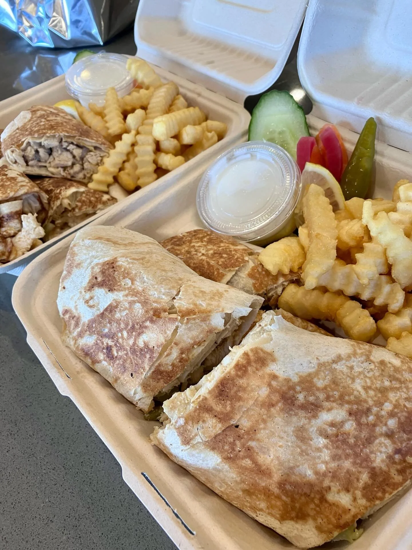 Chef Nader is bringing the flavor of Syria to Spokane today! Nothing better than Falafel on a cold snowy day. Lunch until 2 and dinner is 4-8 tonight!