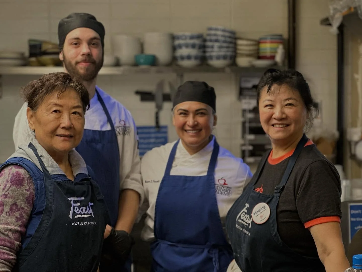 Meiping, Lin, Weston &amp; Meagan (culinary school trained) are ready to serve! Enjoy delicious Chinese food and warm up with our braised beef noodles 🍜
Lunch till 2 &middot; Dinner till 8 PM