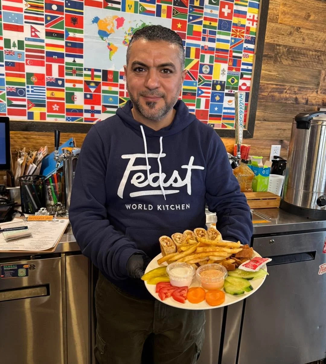 🔥🇸🇾 Syrian flavors are taking over today!
A bold menu by Chef Youssef 👨&zwj;🍳✨
Lunch 11:00-2:00pm
Dinner 4:00-8:00pm

Order online ⬇️
https://order.spoton.com/so-feast-world-kitchen-13384/spokane-wa/642daf67392f51f49e39de58