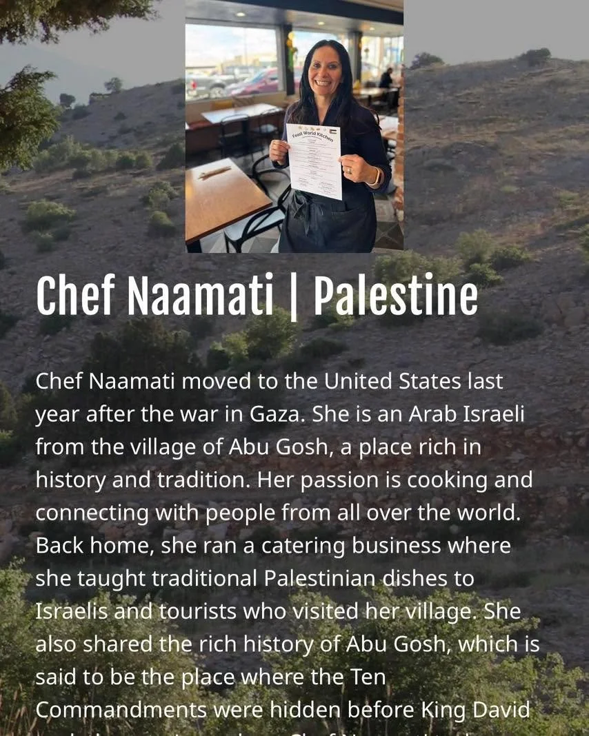 Menus are live! This week features *two new chefs* Malak (Syria) and Yudy (Cuba), classic meals by Naamati (Palestine) and Shaista (Afghanistan), and fancy Moroccan Valentine&rsquo;s Day deliciousness by Manal! As always, at Feast World Kitchen, we&r