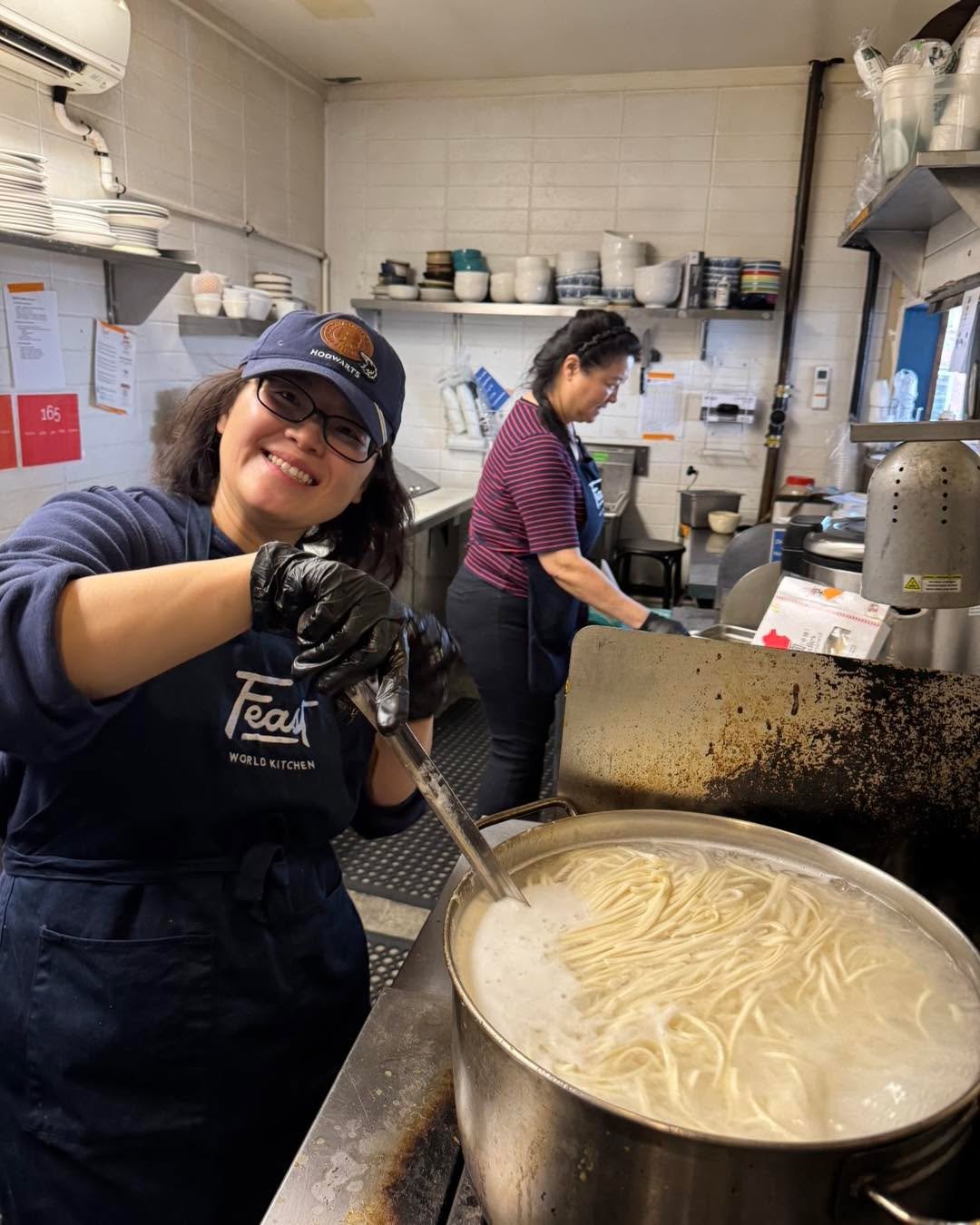 This crew is ready for another busy Inlander Restaurant Week Friday! A few last lunch tables are open so call 509-608-1313 to book one and come on over here!