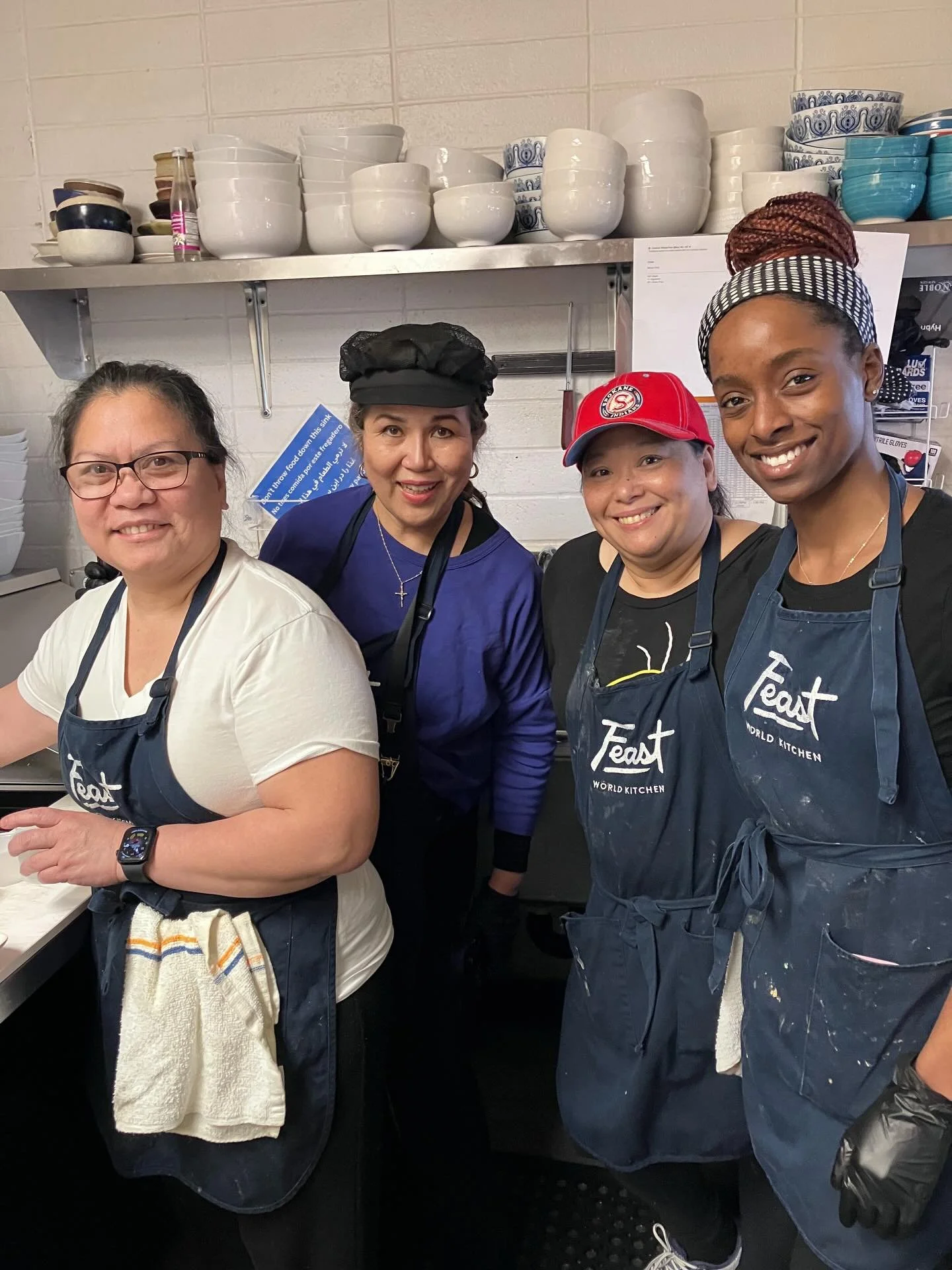 Chef Jackie and her team are cooking up a storm today! Come down for her Filipino menu until 2 for lunch and 4-8 for dinner tonight!