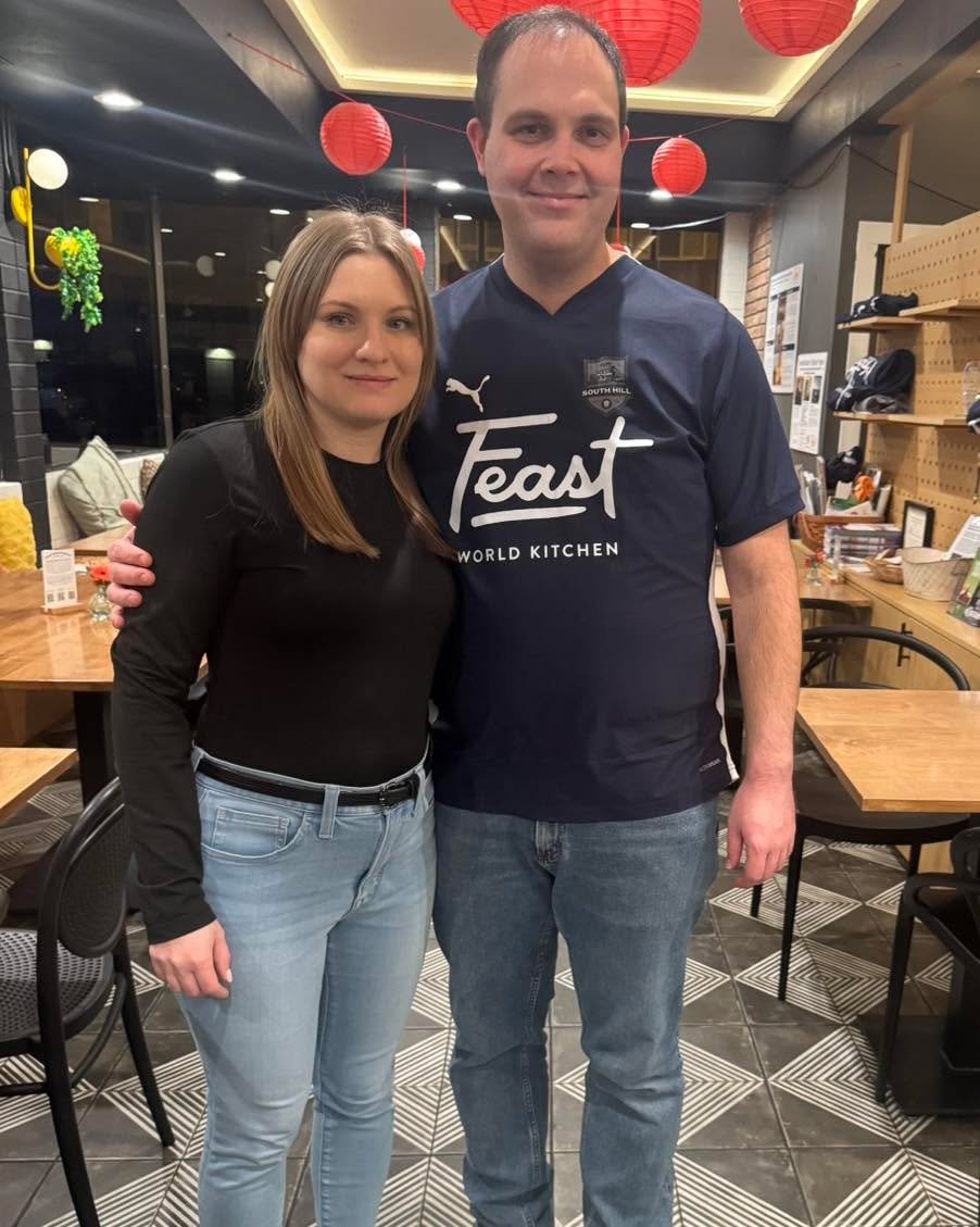 We ❤️ Daria &amp; Nikita! Thank you you for your amazing service to our community!!

Last month our dear friends Daria (left) and Nikita (right) moved out of state, ending their time as Feast World Kitchen volunteers (🥲 for now!). They were two of o