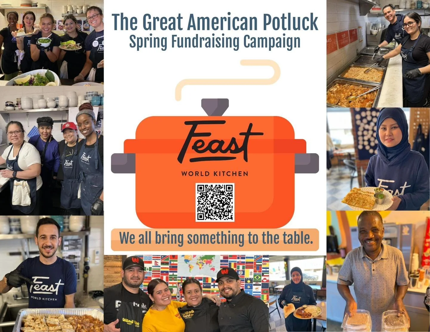 **Spring Campaign Launch!! DOUBLE YOUR IMPACT** - some generous local donors have created a match challenge fund of $25,000! That means your gift is doubled until we hit that number! Feast is a special community of mutual hospitality, where everyone 