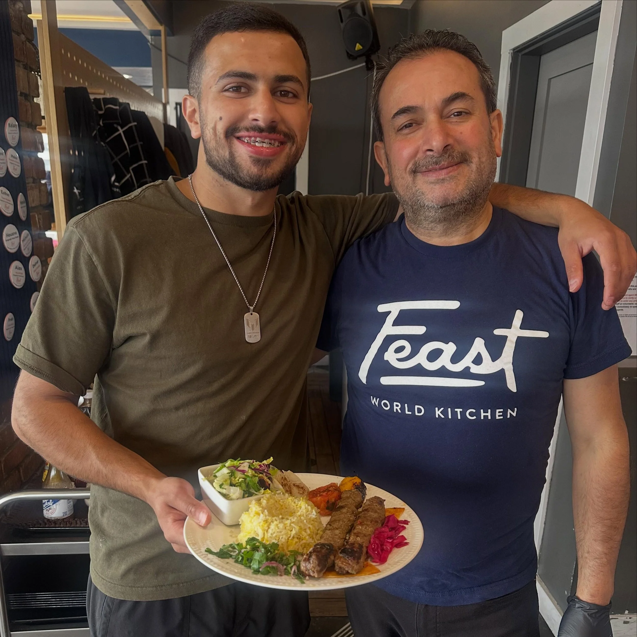Lakman, Simav, and the family are ready to serve delicious Syrian cuisine all day. Don&rsquo;t miss the lamb skewers&mdash;they&rsquo;re a must-try! Lunch 11-2, dinner 4-8!