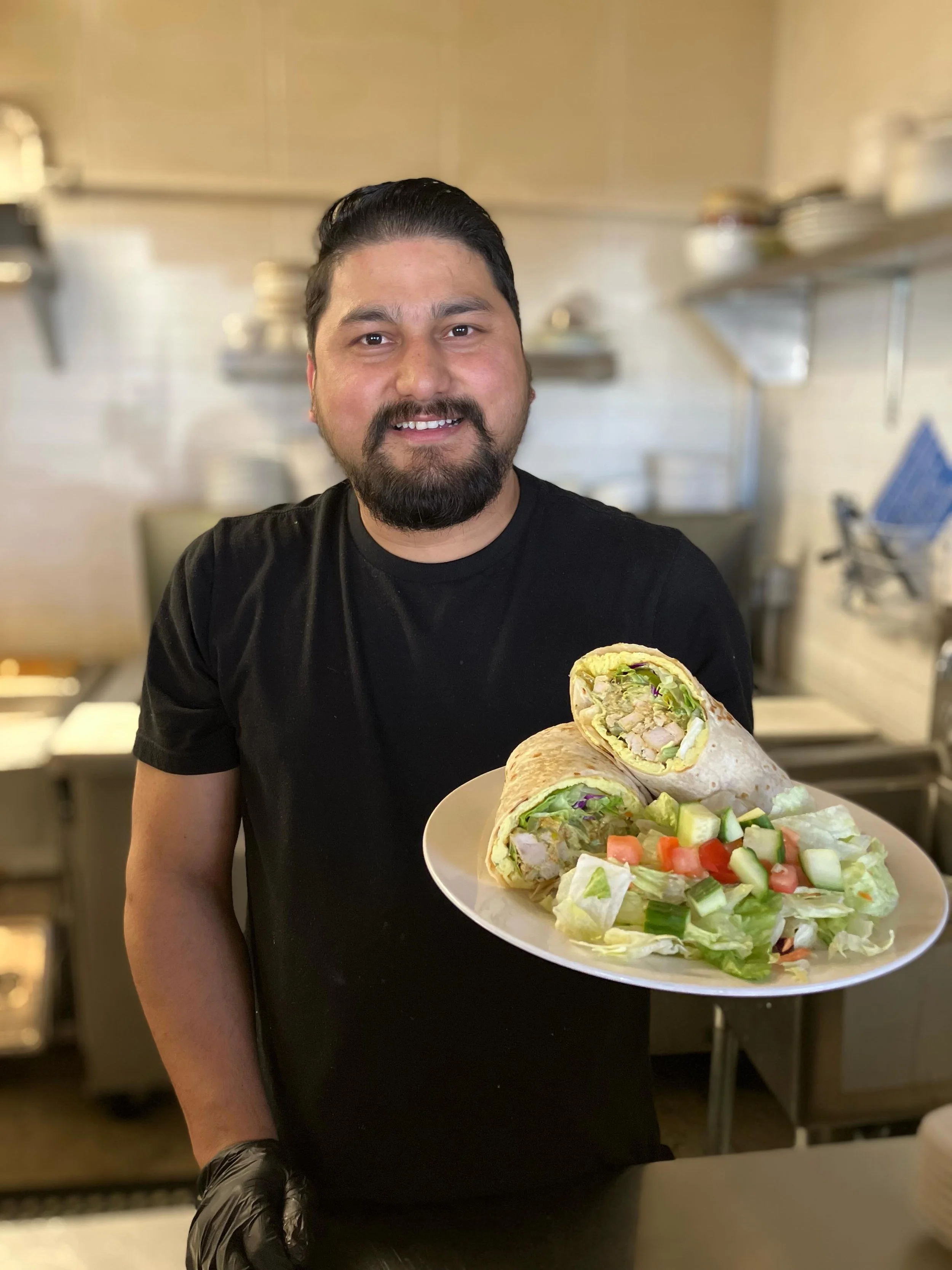 Rohit&rsquo;s Indian menu is just what you need for dinner tonight! He has Butter Chicken, Paneer, Kathi Roll, and more. Dinner is 4-8 tonight! Dine in or take it to go!