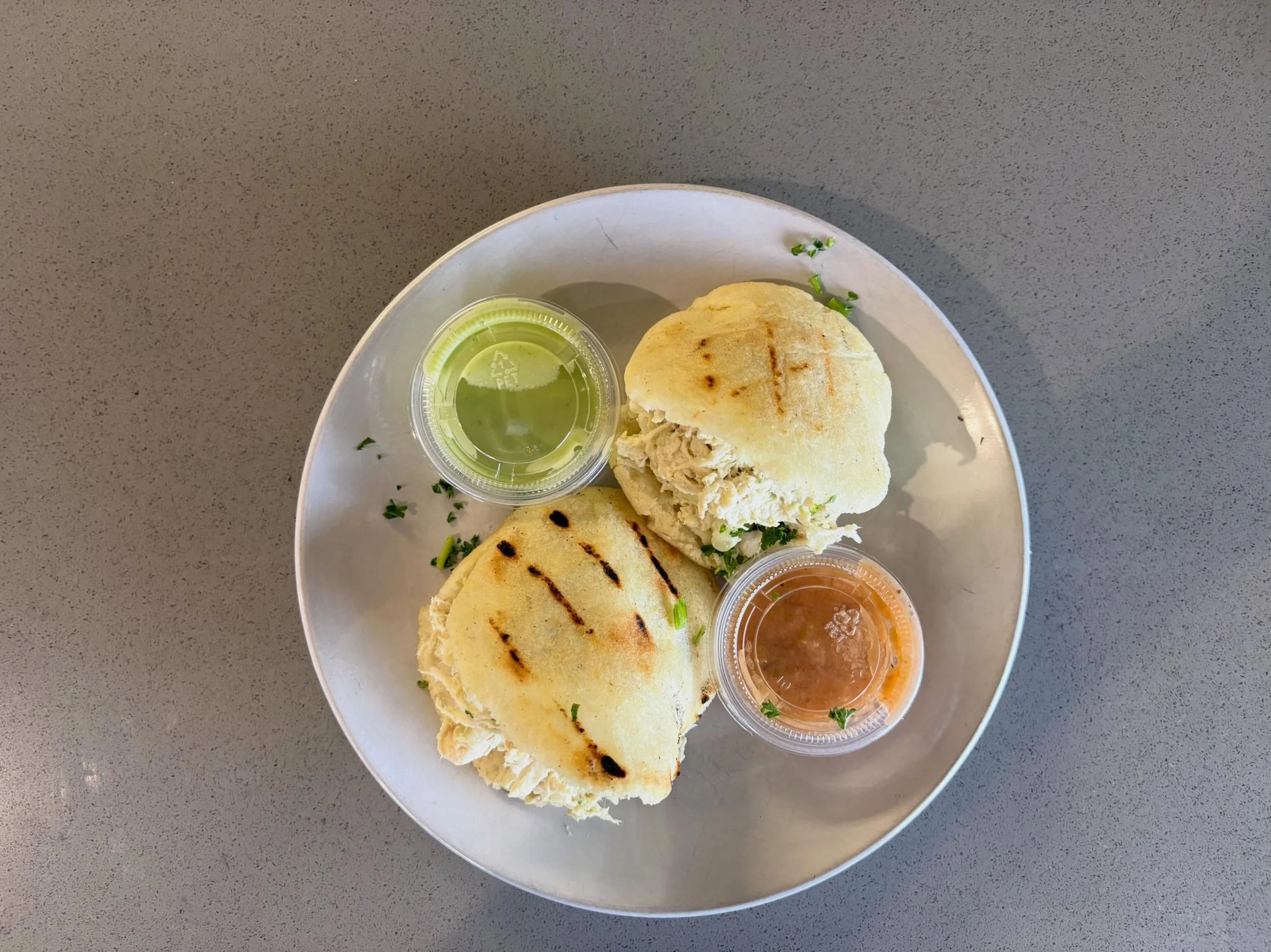 Chef Ana&rsquo;s Venezuelan menu is looking (and tasting) soo good! Don&rsquo;t miss out on dinner tonight, 4:00-8:00!