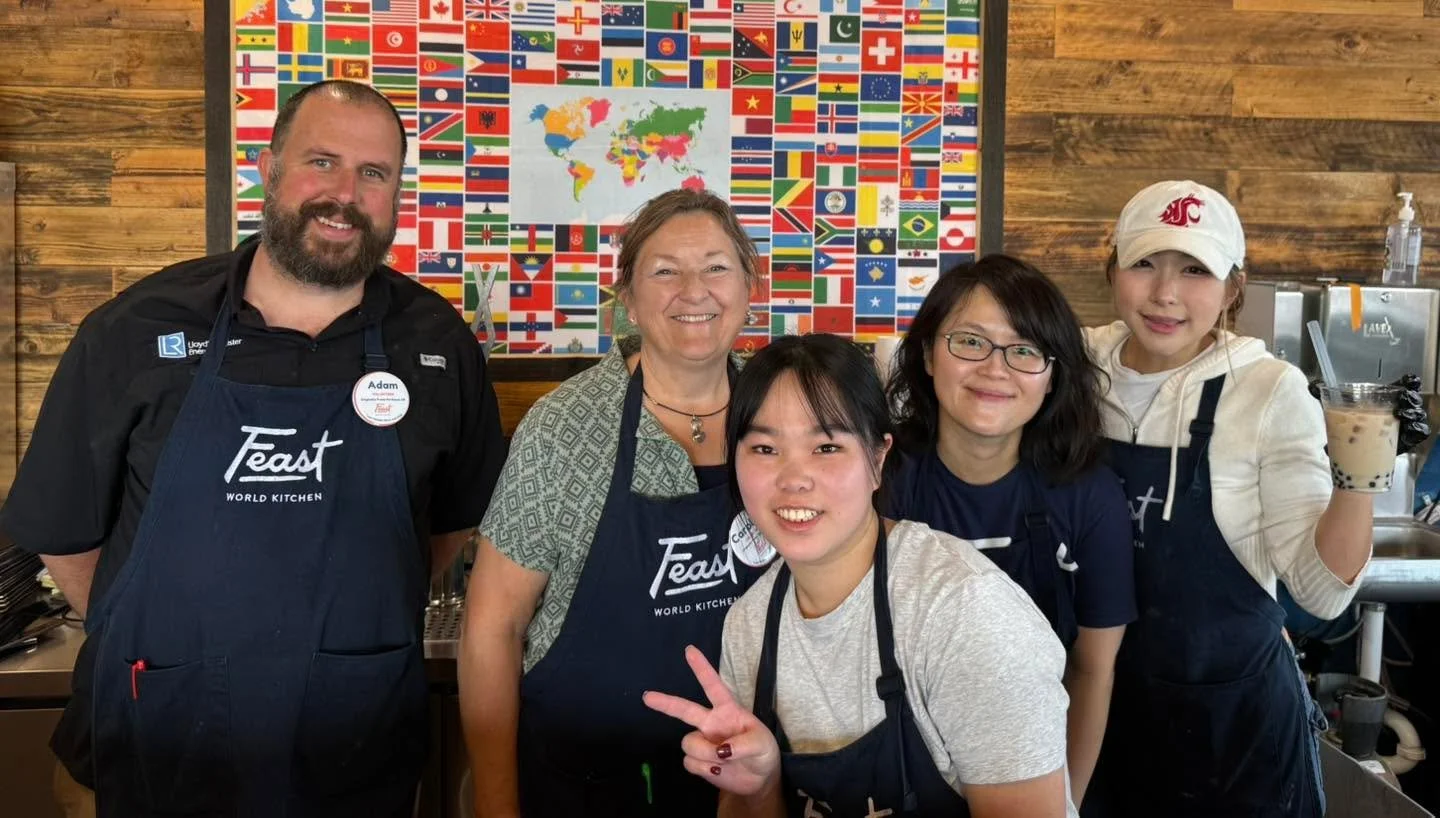 Wednesday 6/3! After taking some time off Emily is back with her Taiwanese cuisine! Lunch 11-2, dinner 4-8; join us! Preorders at FeastWorldKitchen.org