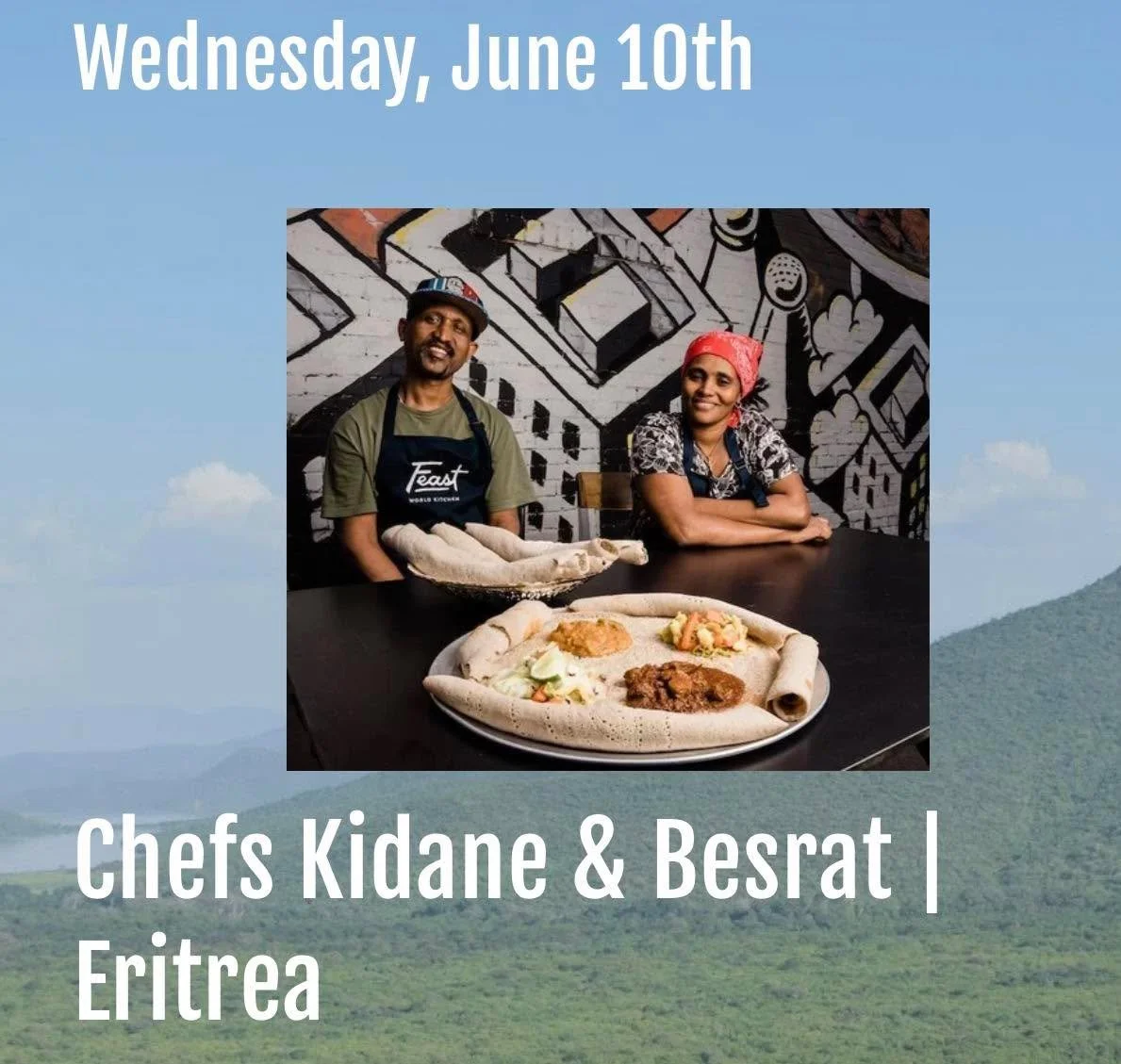 We have a great lineup of chefs for this week! View their menus and plan your visit at www.FeastWorldKitchen.org!
