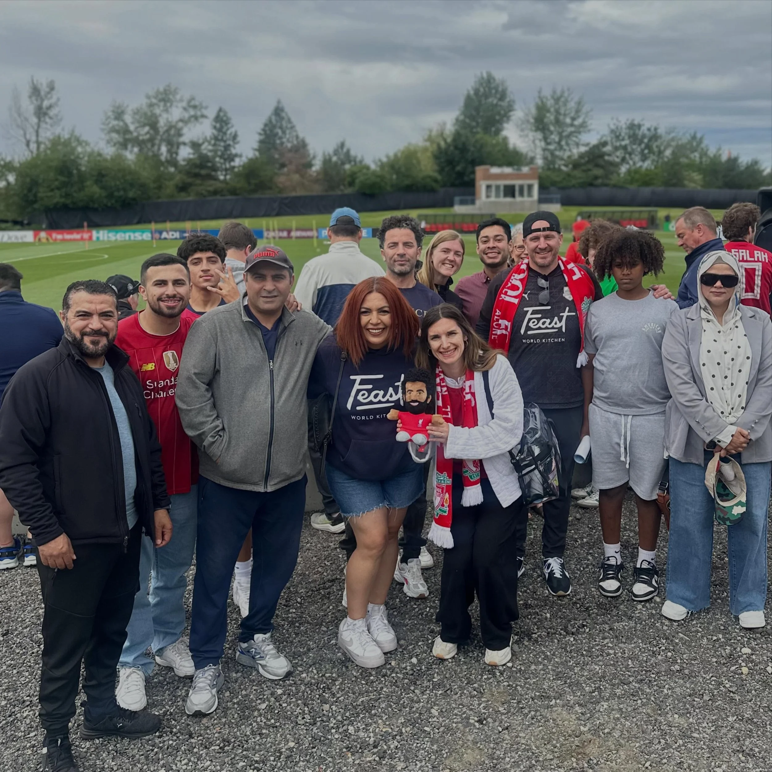 What an incredible day yesterday! 🥳
We were thrilled to take our Egyptian and Middle Eastern chefs and their families to Team Egypt&rsquo;s World Cup soccer practice @egyptnt . As lifelong fans, it was a dream come true to watch the team up close ri