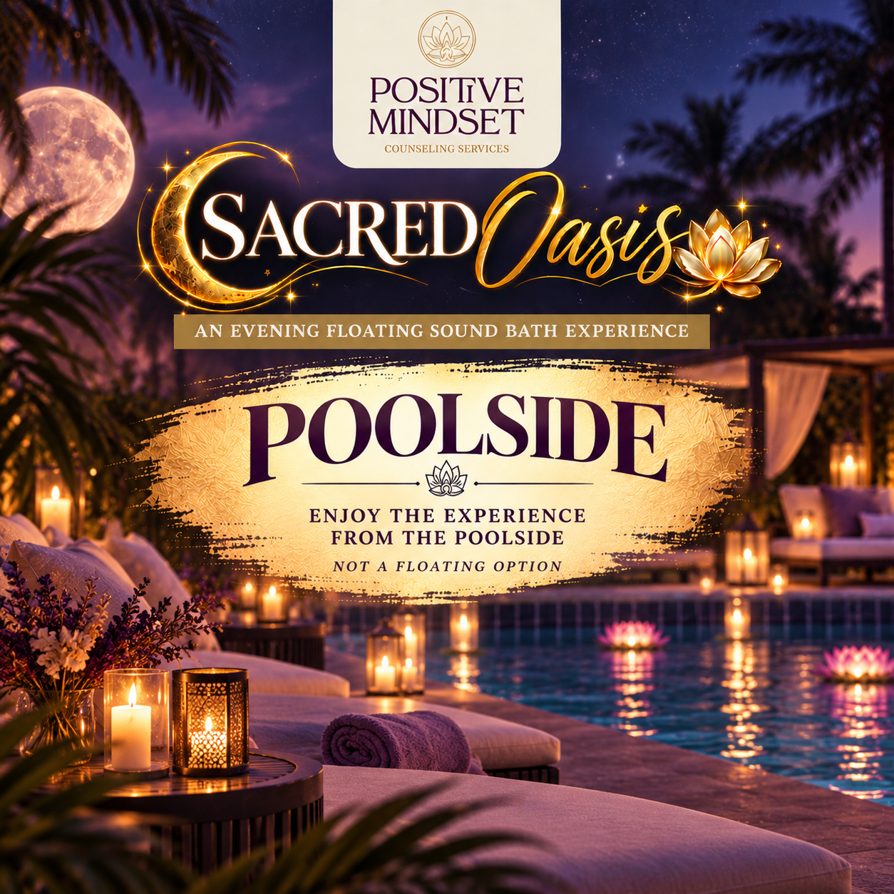 Sacred Oasis: POOLSIDE Sound Bath Experience @ Camp J.D. Tygart