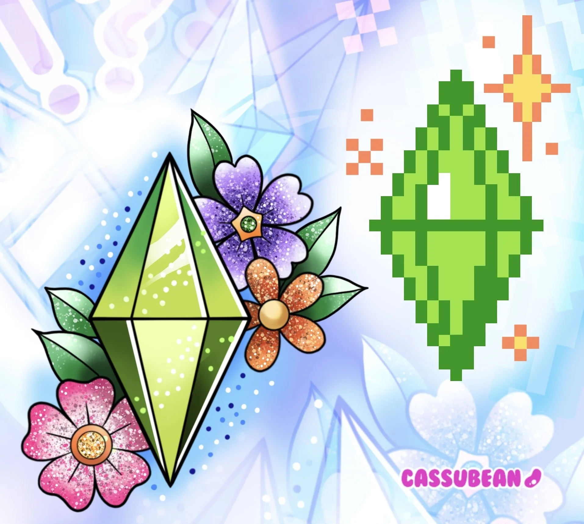 The Sims tattoo flash