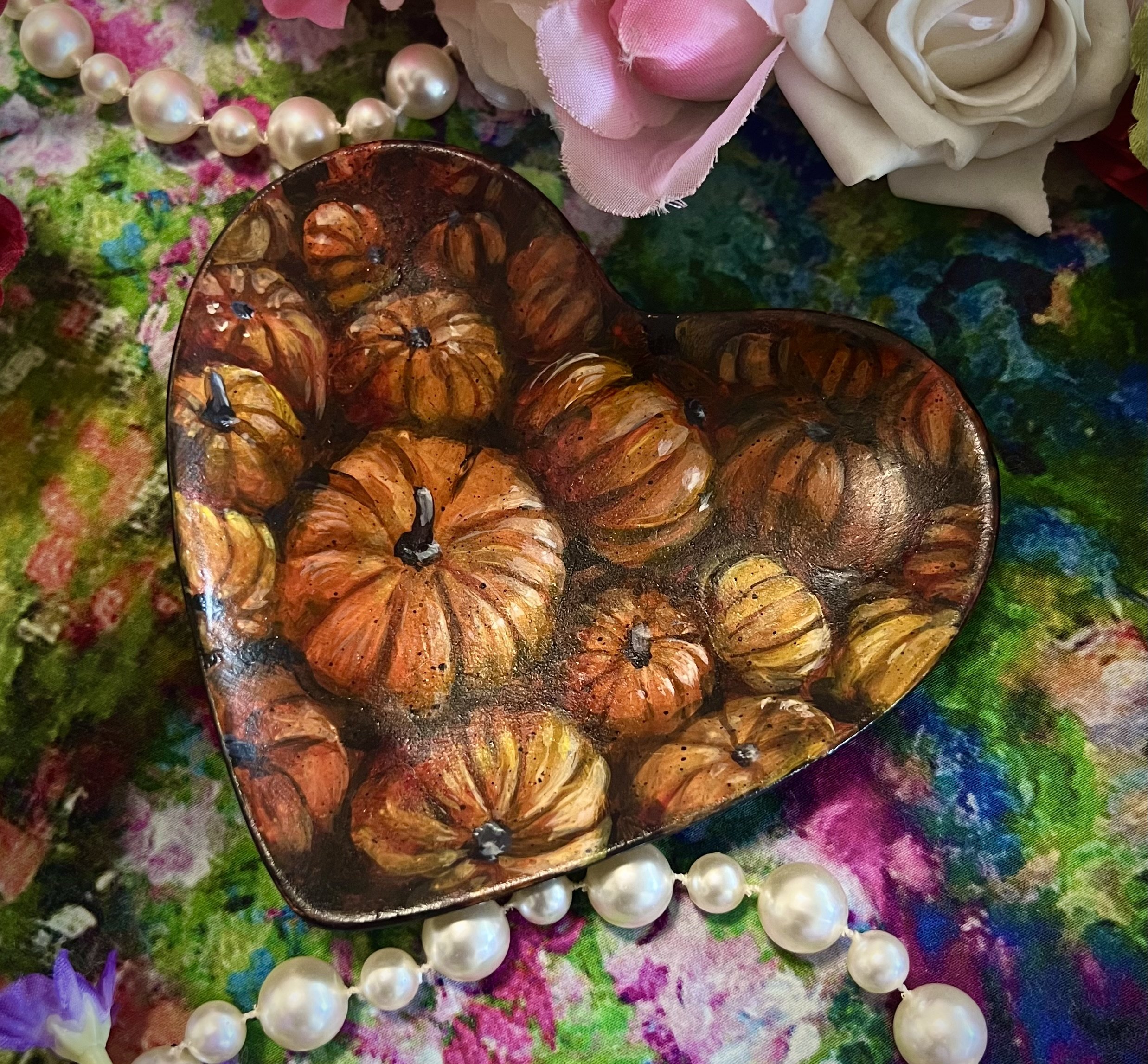 Pumpkin jewellery tray
