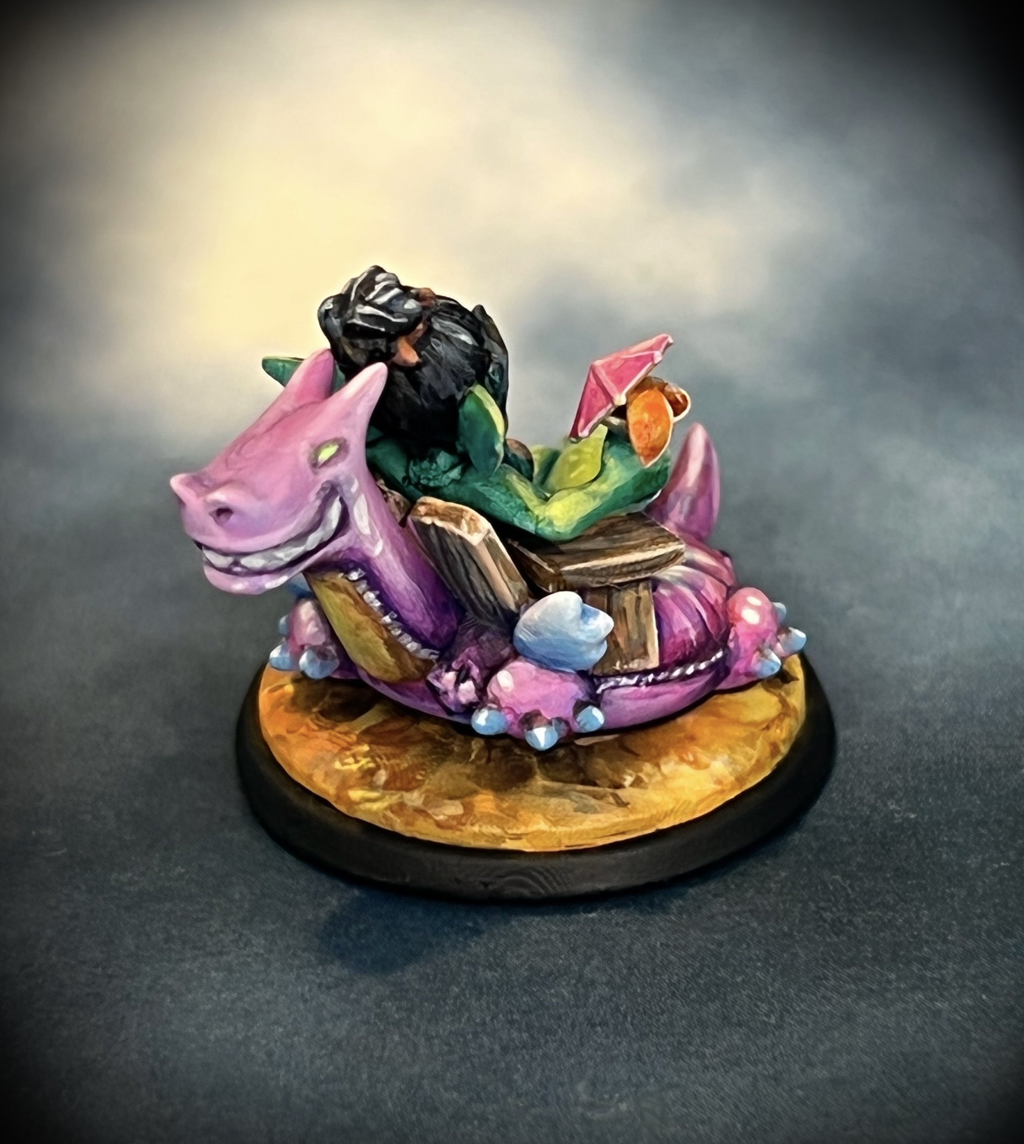 Twin Goddess miniatures beach goblin