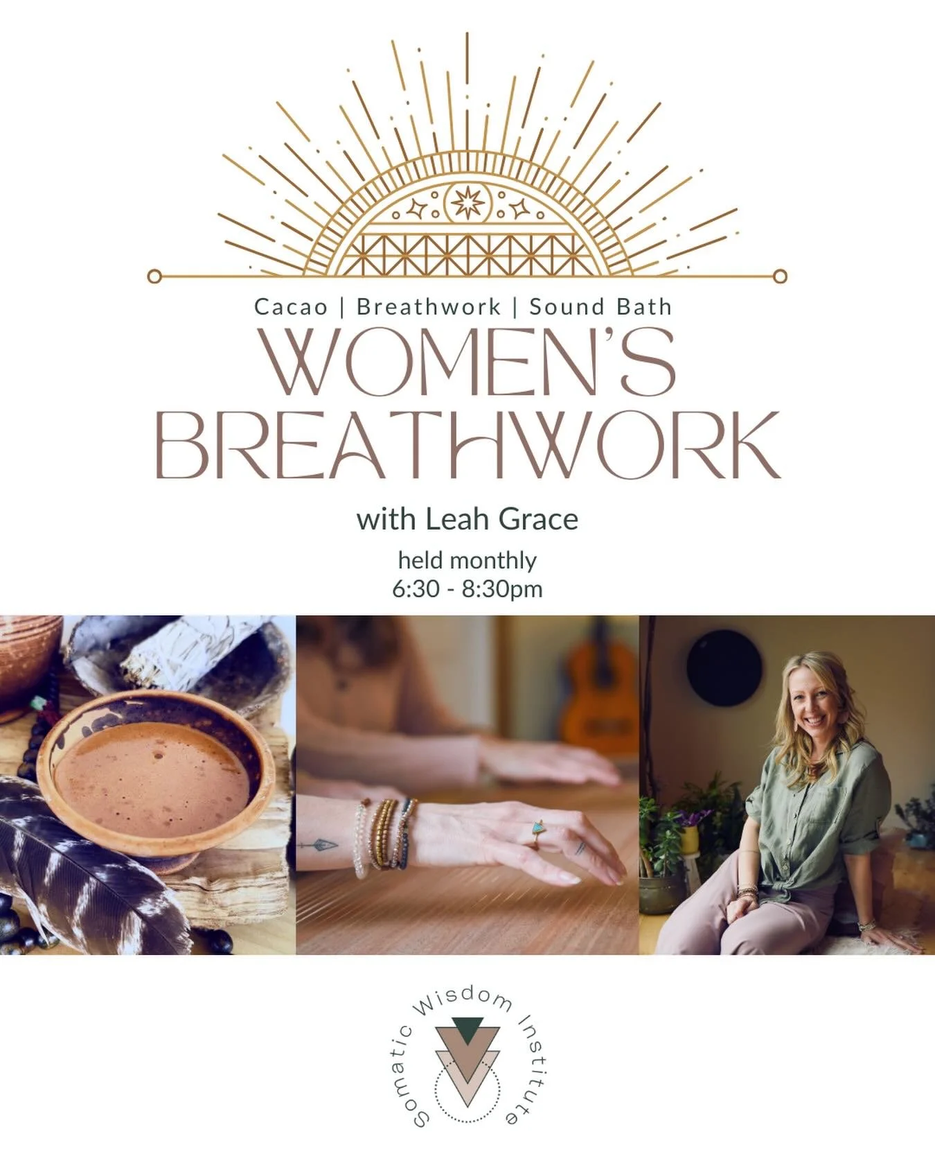 ✨Women&rsquo;s Breathwork Ceremony✨

Wednesday, January 21st
6:30 - 9:00pm 

✨Step into a sacred evening woven with intention, sisterhood, and soul nourishment. This women&rsquo;s ceremony invites you to journey inward through the heart-opening spiri