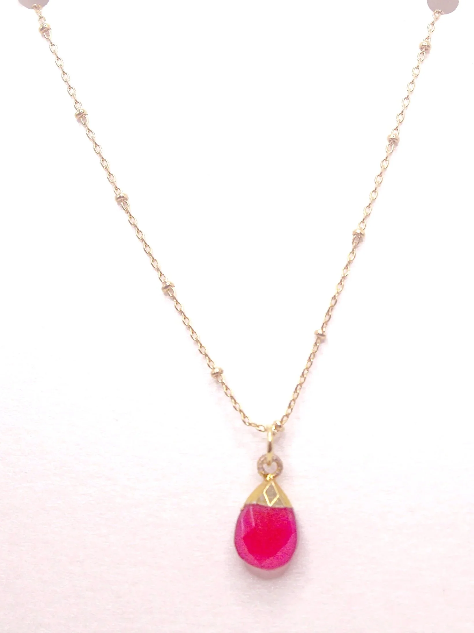 Pink Eclipse Necklace