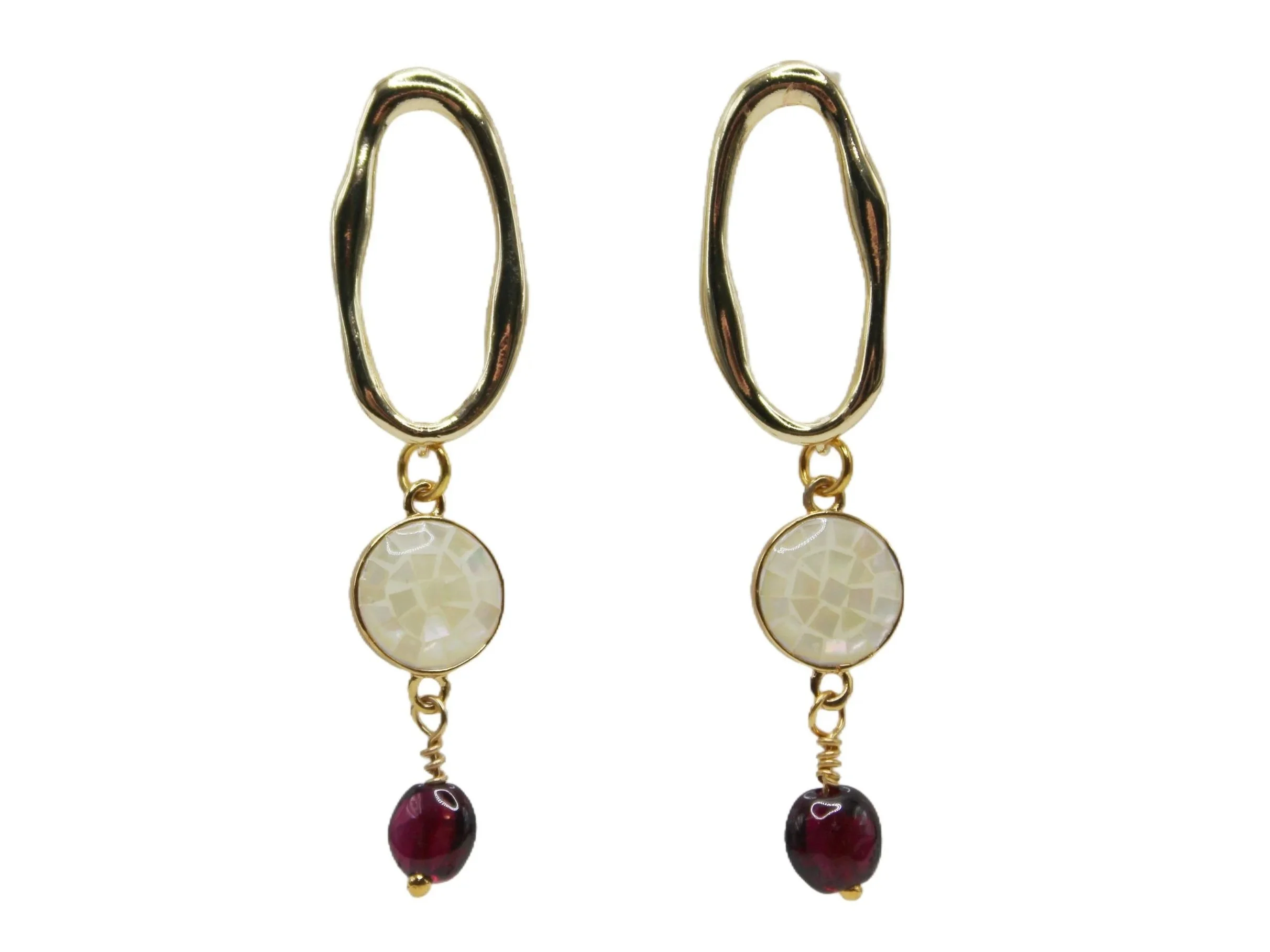 Pearl Ember Lustre Earrings