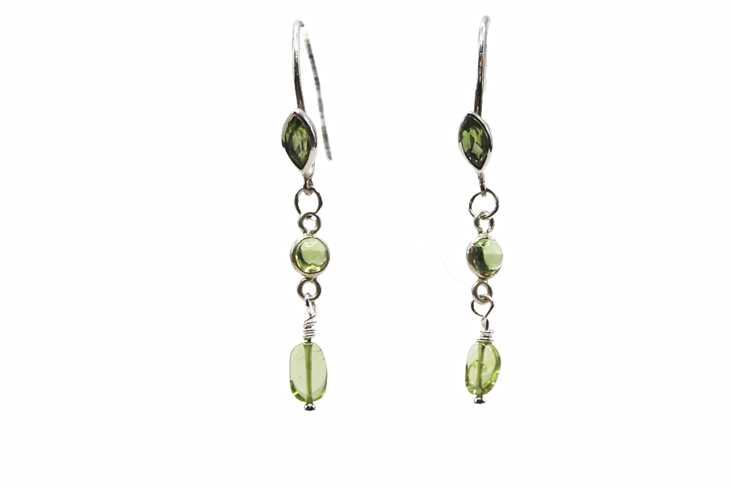 Olive Horizon Earrings