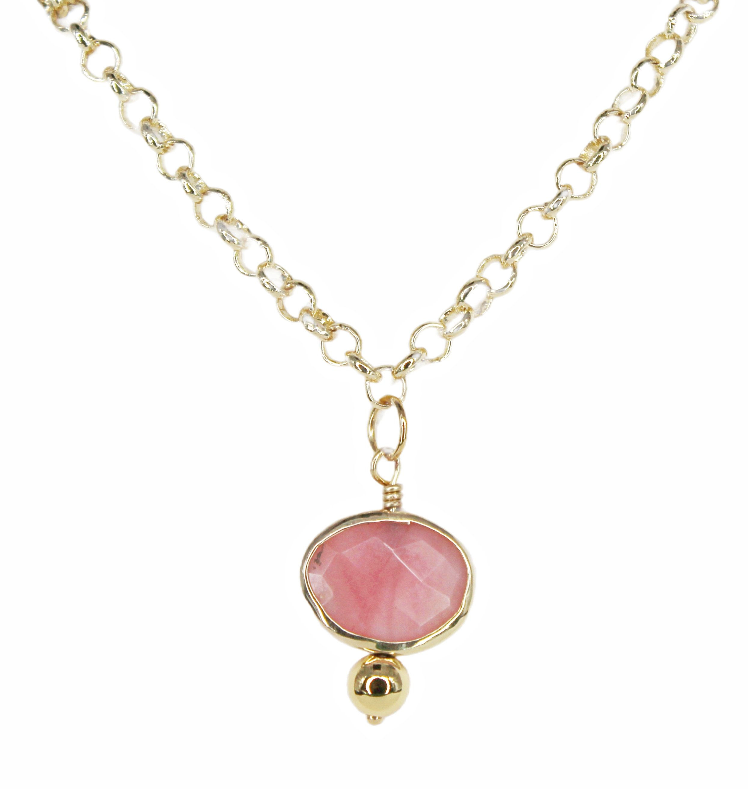 Rosé Opal Necklace